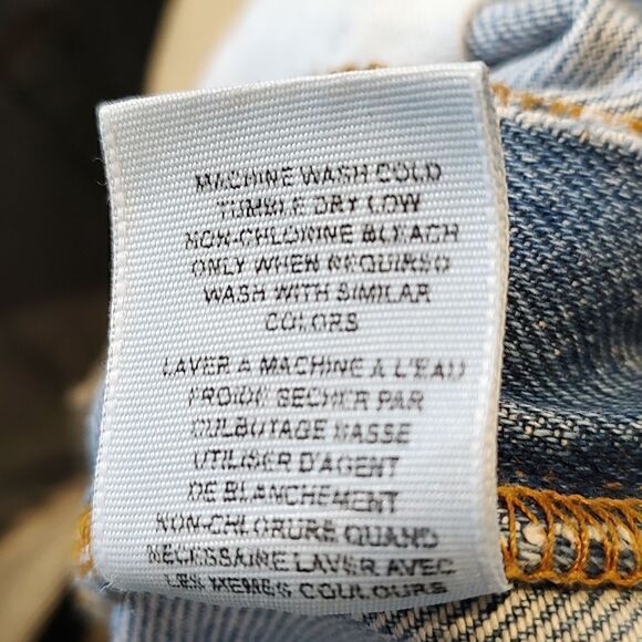 Polo by Ralph Lauren Polo Jeans Co High Waisted Straight Leg Cotton Denim Jeans - Picture 11 of 11